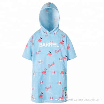Wholesale Cotton Custom Printed Kids Beach Changing Towel